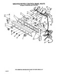 Diagram for 02 - Washer/dryer Control Panel