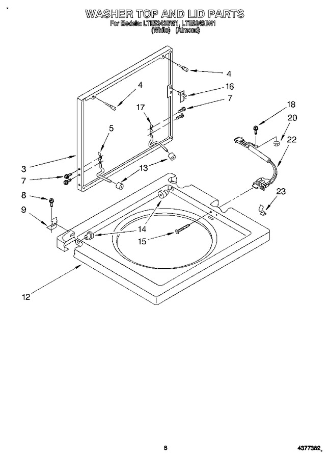 Diagram for LTE5243BW1