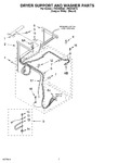 Diagram for 05 - Dryer Support And Washer