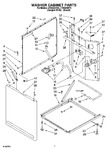 Diagram for 07 - Washer Cabinet Parts
