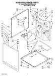 Diagram for 07 - Washer Cabinet Parts