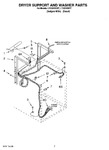 Diagram for 05 - Dryer Support And Washer Parts