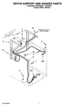 Diagram for 05 - Dryer Support And Washer Parts
