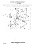 Diagram for 16 - 3402856 Burner Assembly