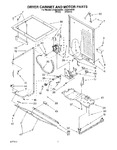 Diagram for 03 - Dryer Cabinet And Motor