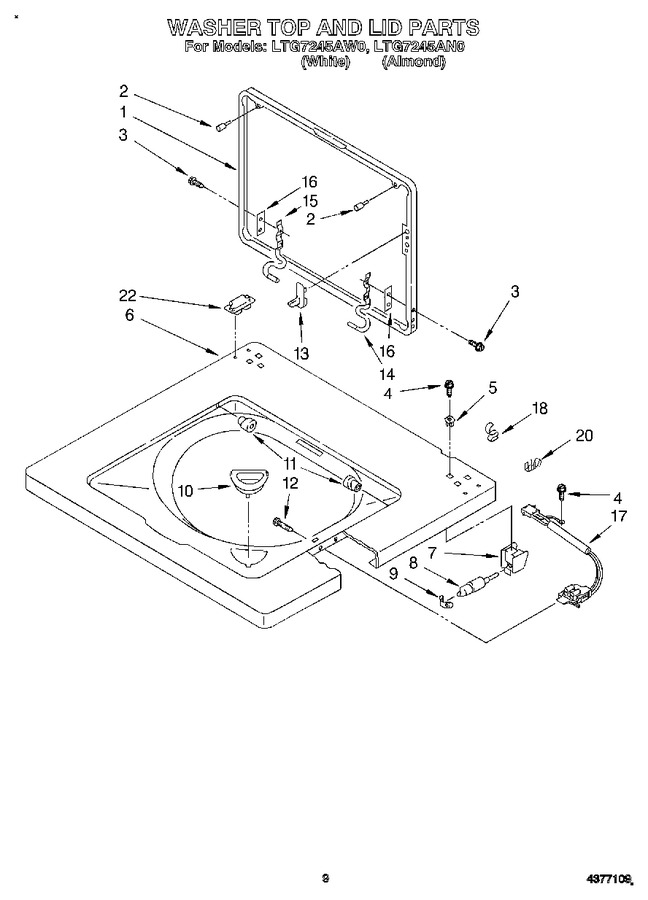 Diagram for LTG7245AW0