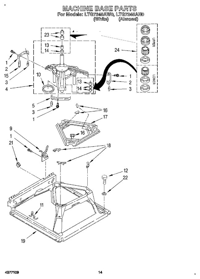 Diagram for LTG7245AW0