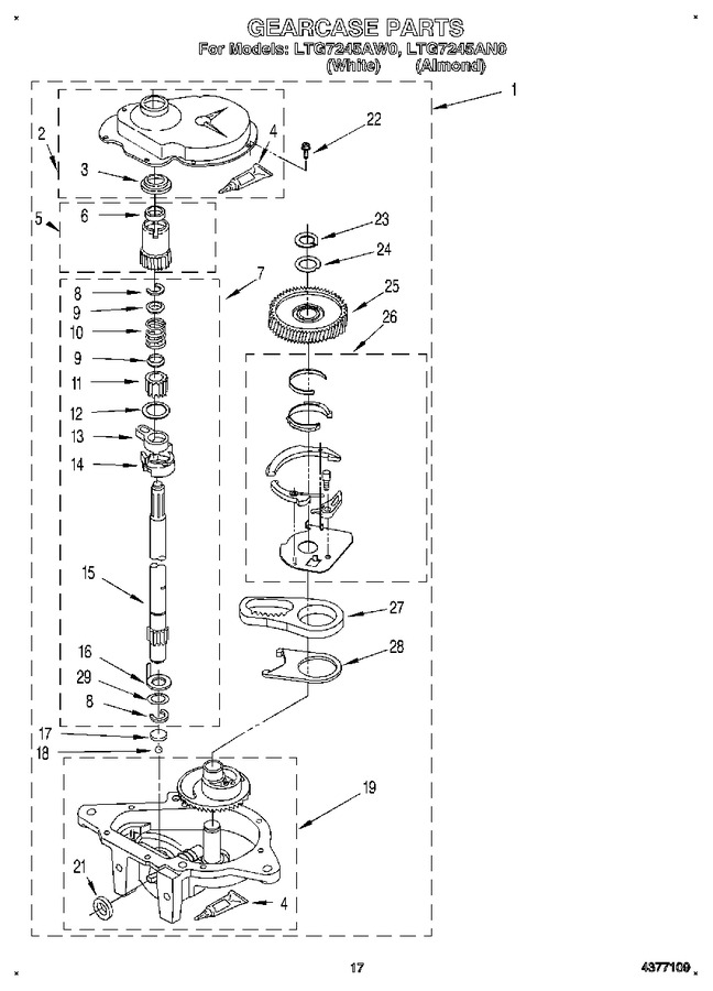 Diagram for LTG7245AW0