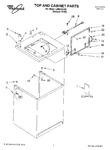 Diagram for 01 - Top And Cabinet Parts