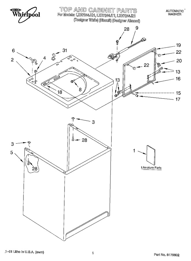 Diagram for LXR7244JT1