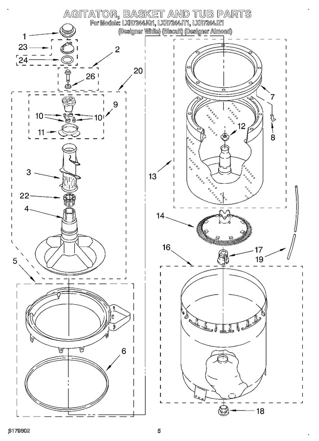 Diagram for LXR7244JT1