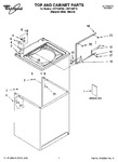 Diagram for 01 - Top And Cabinet Parts