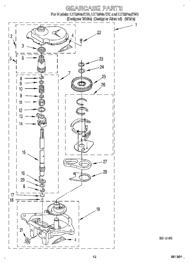 Diagram for LXR9245EW0