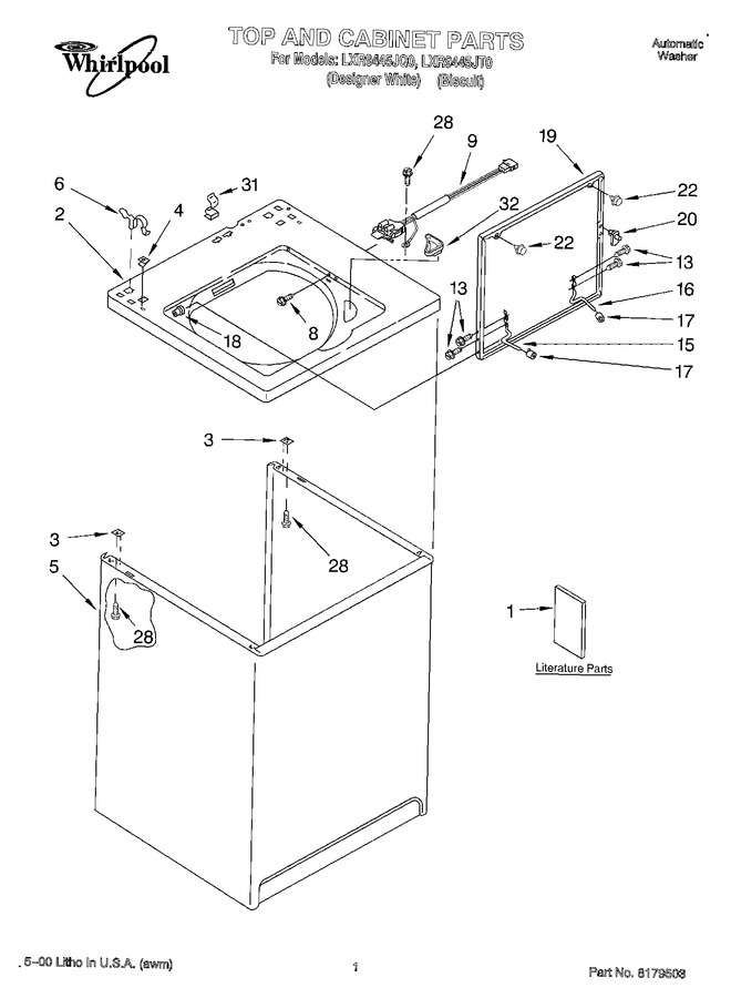 Diagram for LXR9445JT0