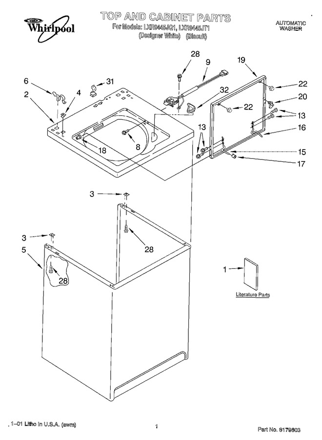 Diagram for LXR9445JT1