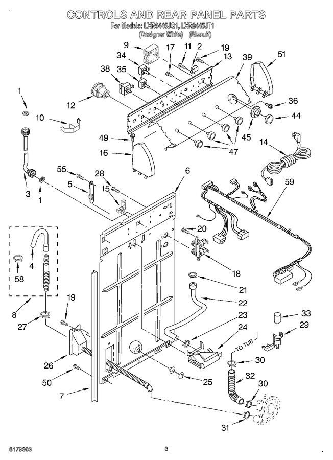 Diagram for LXR9445JT1