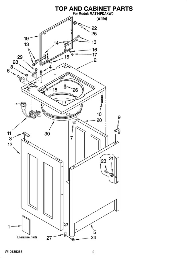 Diagram for MAT14PDAXW0