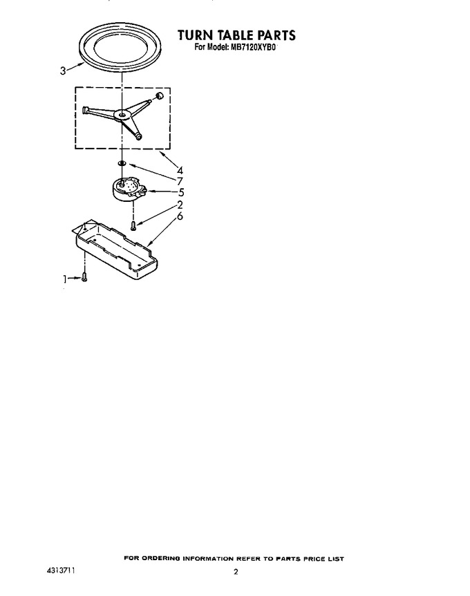 Diagram for MB7120XYB0