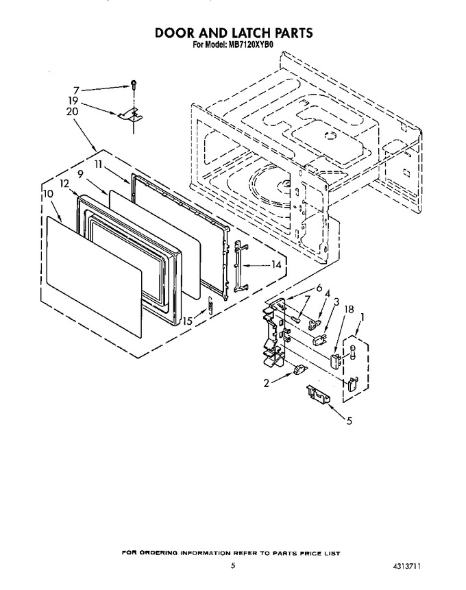 Diagram for MB7120XYB0