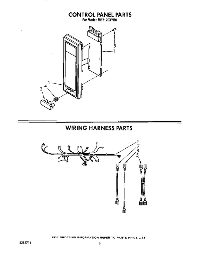 Diagram for MB7120XYB0
