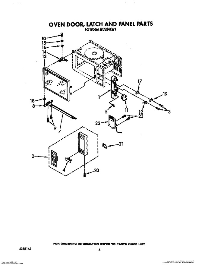 Diagram for MCE04XW1