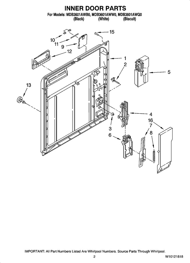 Diagram for MDB3601AWB0