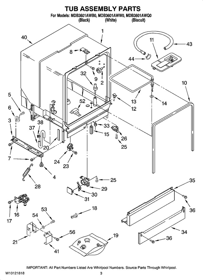 Diagram for MDB3601AWB0