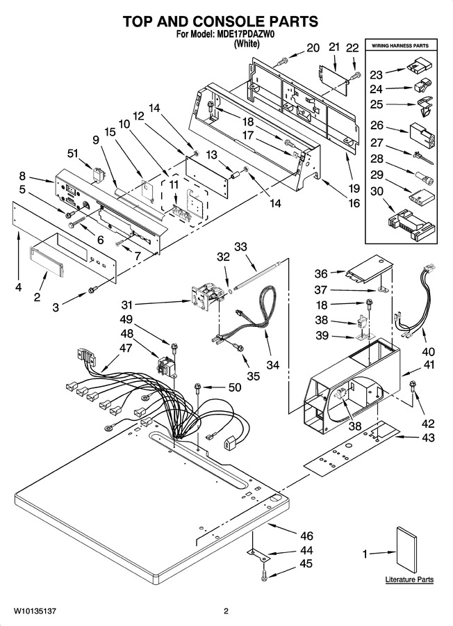 Diagram for MDE17PDAZW0