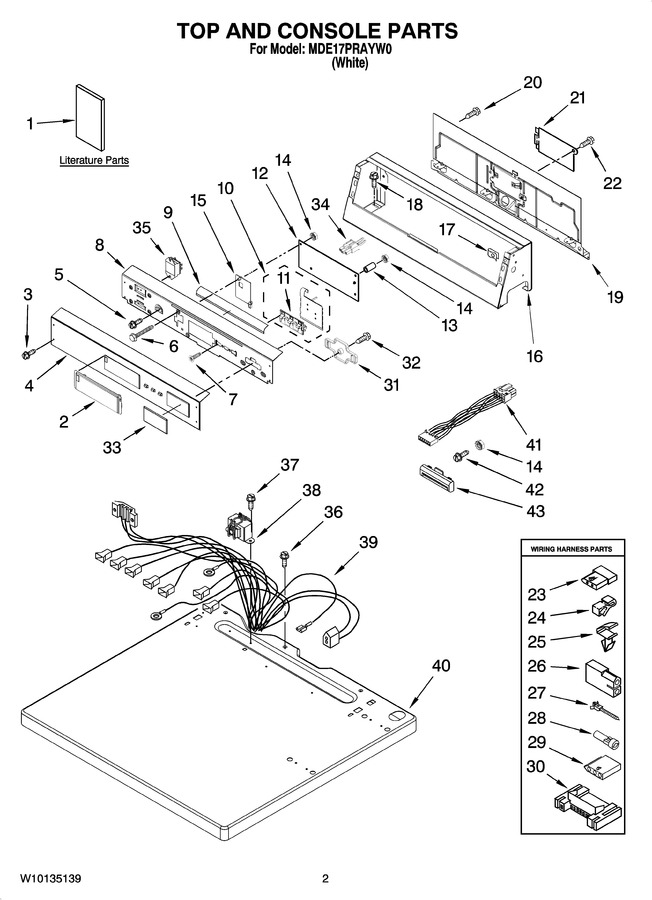 Diagram for MDE17PRAYW0