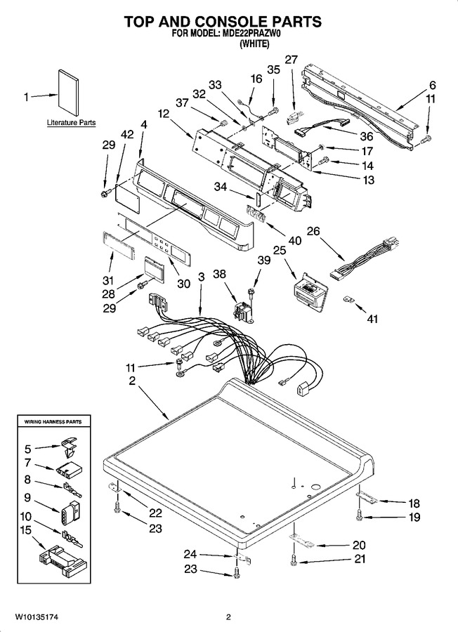 Diagram for MDE22PRAZW0