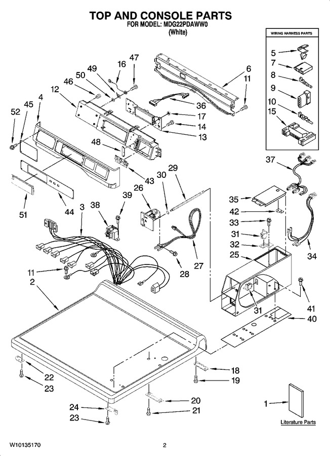 Diagram for MDG22PDAWW0
