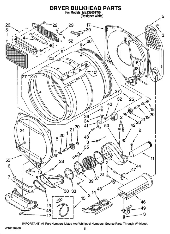 Diagram for MET3800TW0