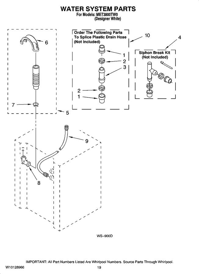 Diagram for MET3800TW0