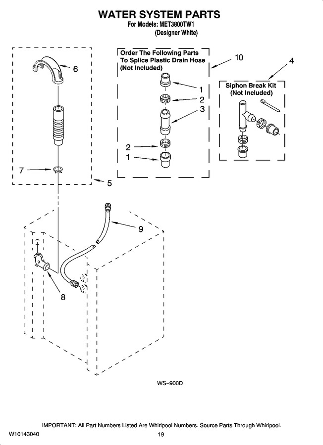 Diagram for MET3800TW1
