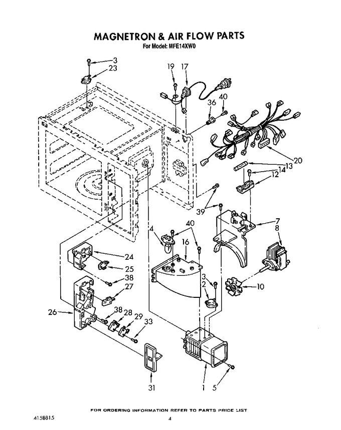 Diagram for MFE14XW0