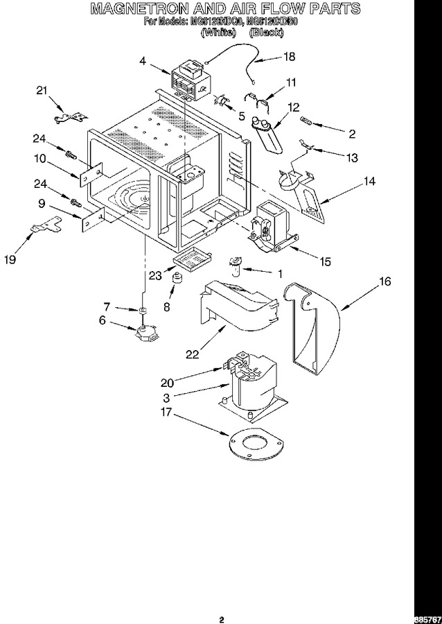 Diagram for MG8120XDQ0