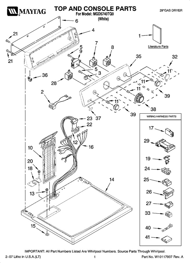 Diagram for MGD5740TQ0