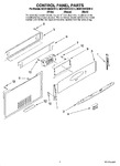 Diagram for 02 - Control Panel Parts