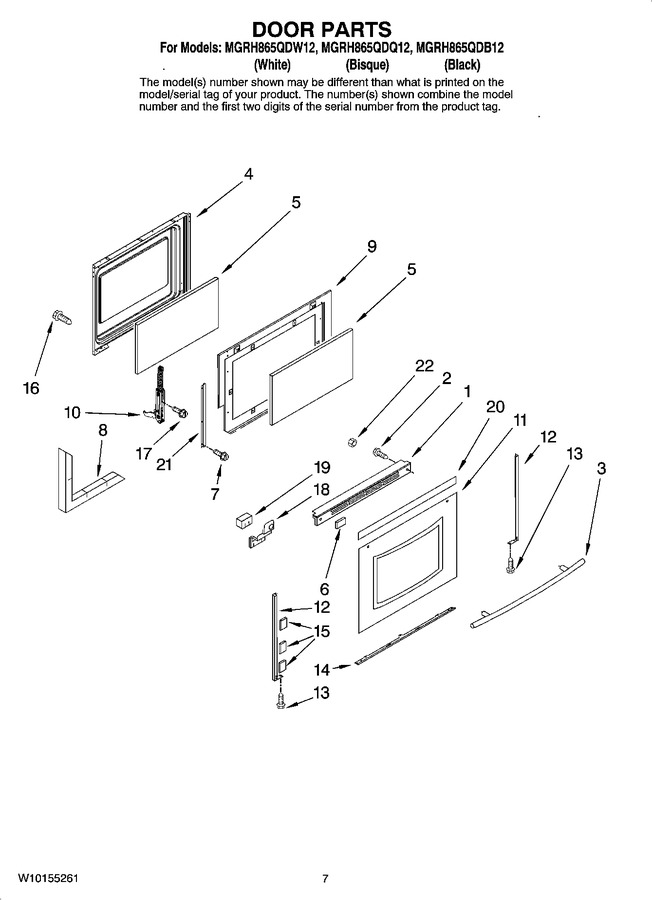 Diagram for MGRH865QDQ12