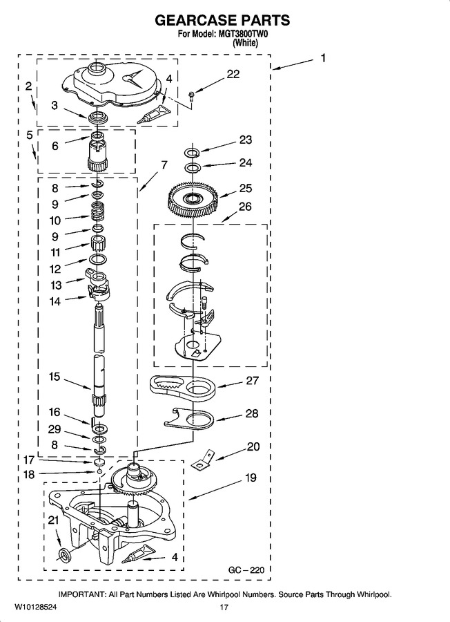 Diagram for MGT3800TW0