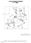 Diagram for 15 - 3402855 Burner Assembly, Optional Parts (not Included)