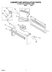 Diagram for 06 - Cabinet And Installation Parts
