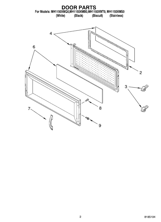 Diagram for MH1150XMS0