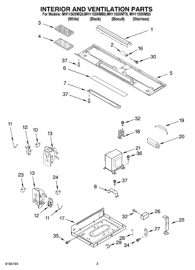 Diagram for MH1150XMQ0