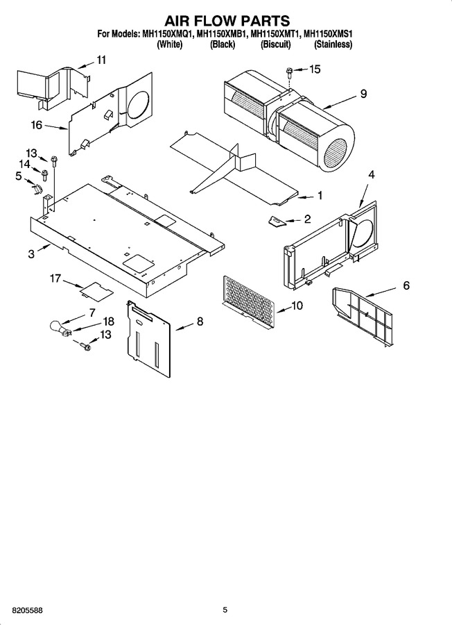 Diagram for MH1150XMS1