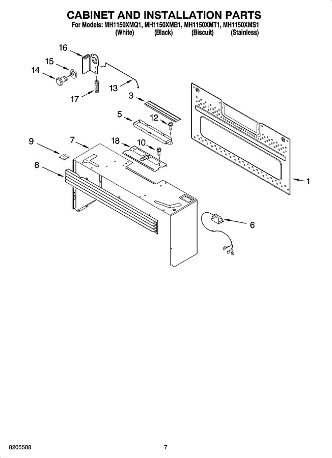 Diagram for MH1150XMB1