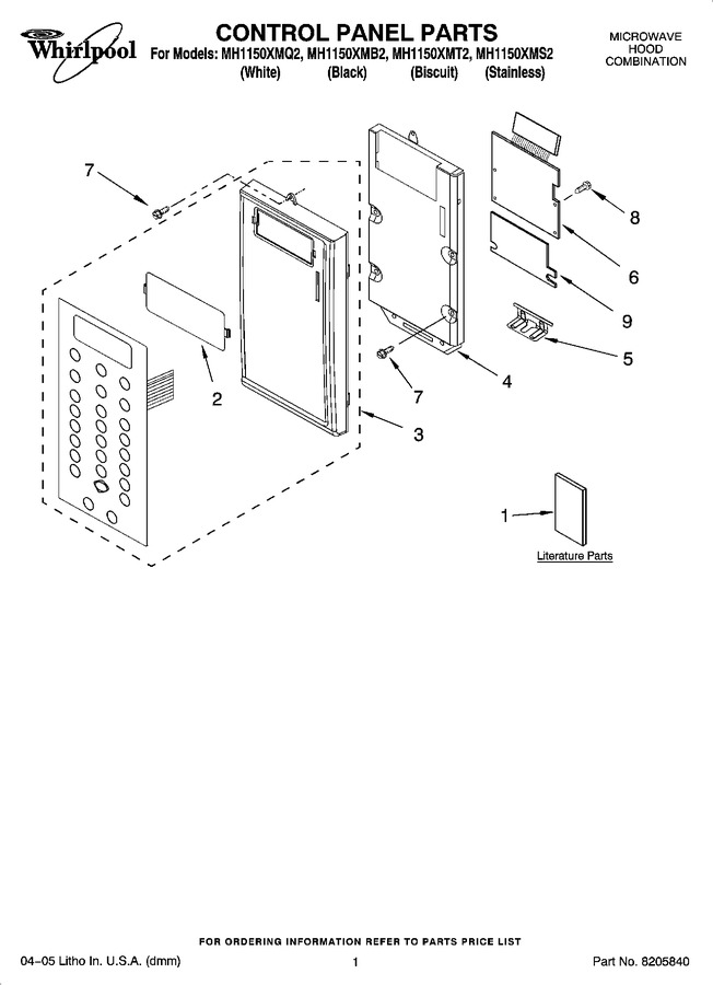 Diagram for MH1150XMS2