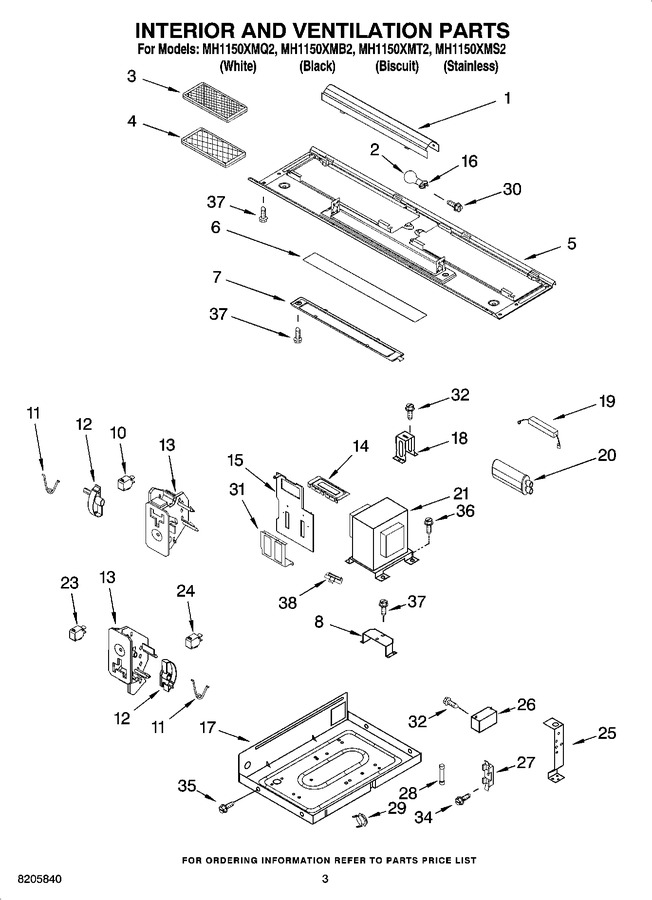 Diagram for MH1150XMB2