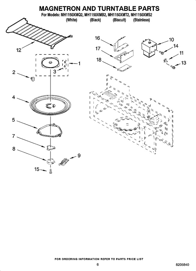 Diagram for MH1150XMS2