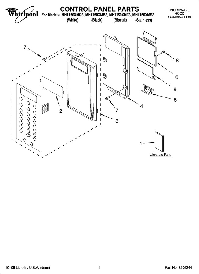 Diagram for MH1150XMT3